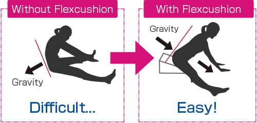 with flexcushion without flexcushion